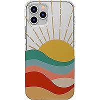 Casely iPhone 12 Pro Max Case | Here Comes The Sun | Cute Colorblock Sunset Case