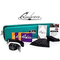 Quiver Time Teal Quiver Card Carrying Case - Playing Card Case Holder for Trading Cards, MTG Card Storage Deck Box Card Case (+Wrist & Shoulder Strap, Dividers & Separators + 100 Apollo Card Sleeves)