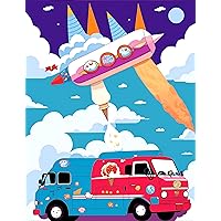 Starry Skies and Ice Cream Moons: Story of a brave ice cream-loving space explorer, on her quest to find the legendary Ice Cream Moon