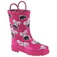 Girls' Pink Tractor Pink Rubber Boot 13 M US Little Kid