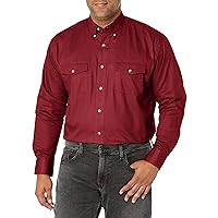 Wrangler Mens WesternLongSleeve Work Button Down Shirts