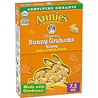 Annie's Organic Baked Bunny Grahams Snacks, Honey, 7.5 oz