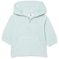 Amazon Essentials Unisex Babies' Organic Cotton Gauze Hoodie (Previously Amazon Aware)