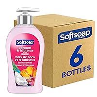 Softsoap Coconut & Hibiscus Scent Hydrating Liquid Hand Soap, Liquid Hand Soap, 11.25 Fl Oz (Pack of 6)