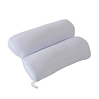 Bath Bliss, Suction Cups, Powerful Gripping, Machine Washable, Spa Experience, Breathable Ultra Comfort Dual Chamber Bath Pillow, 11
