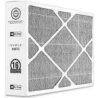 X6672 16x25x5 Home Furnace filter Compatible with Lennox Healthy Climate, X6672 MERV 16 Home Air filter for HVAC system Model HCF16-16