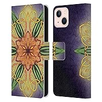 Head Case Designs Officially Licensed Brigid Ashwood Daffodil Celtic Wisdom 3 Leather Book Wallet Case Cover Compatible with Apple iPhone 13