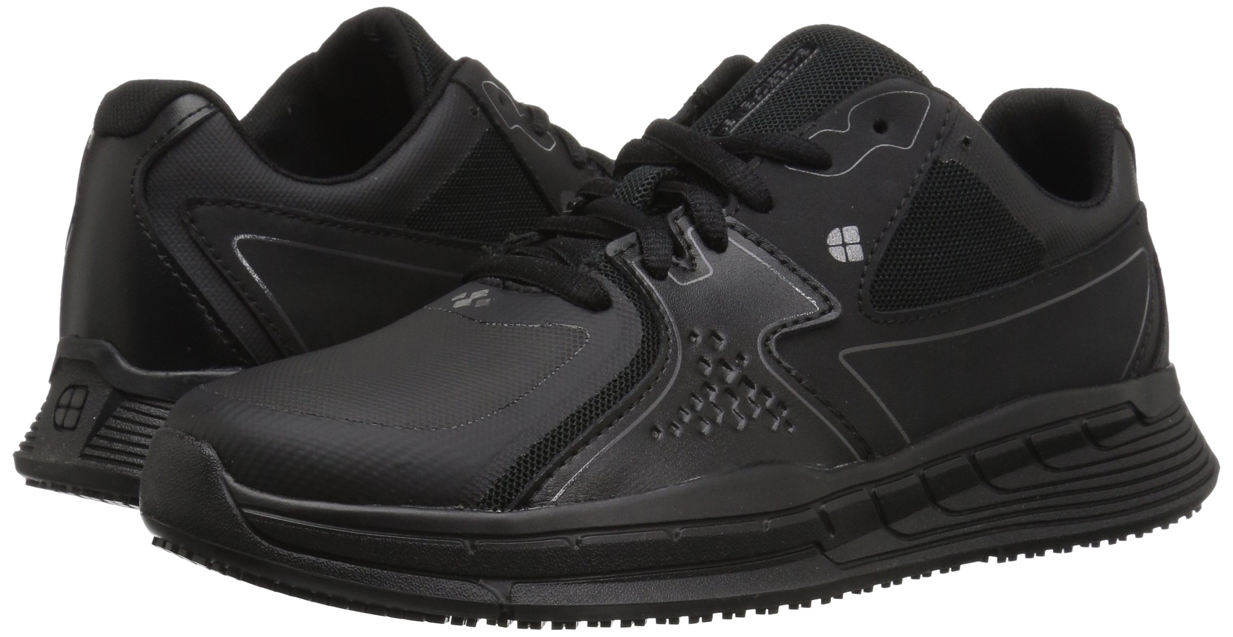 Shoes for Crews Condor and Condor II Men's Work Shoes, Slip Resistant, Water Resistant, Black, Multiple Size Options