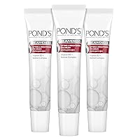 Pond's Brightening Eye Cream Visibly Reduces the Look of Wrinkles Rejuveness Eye Wrinkle Cream With Vitamin B3 and Retinol Complex oz 3 Count,white, 1 Fl Oz (Pack of 3)