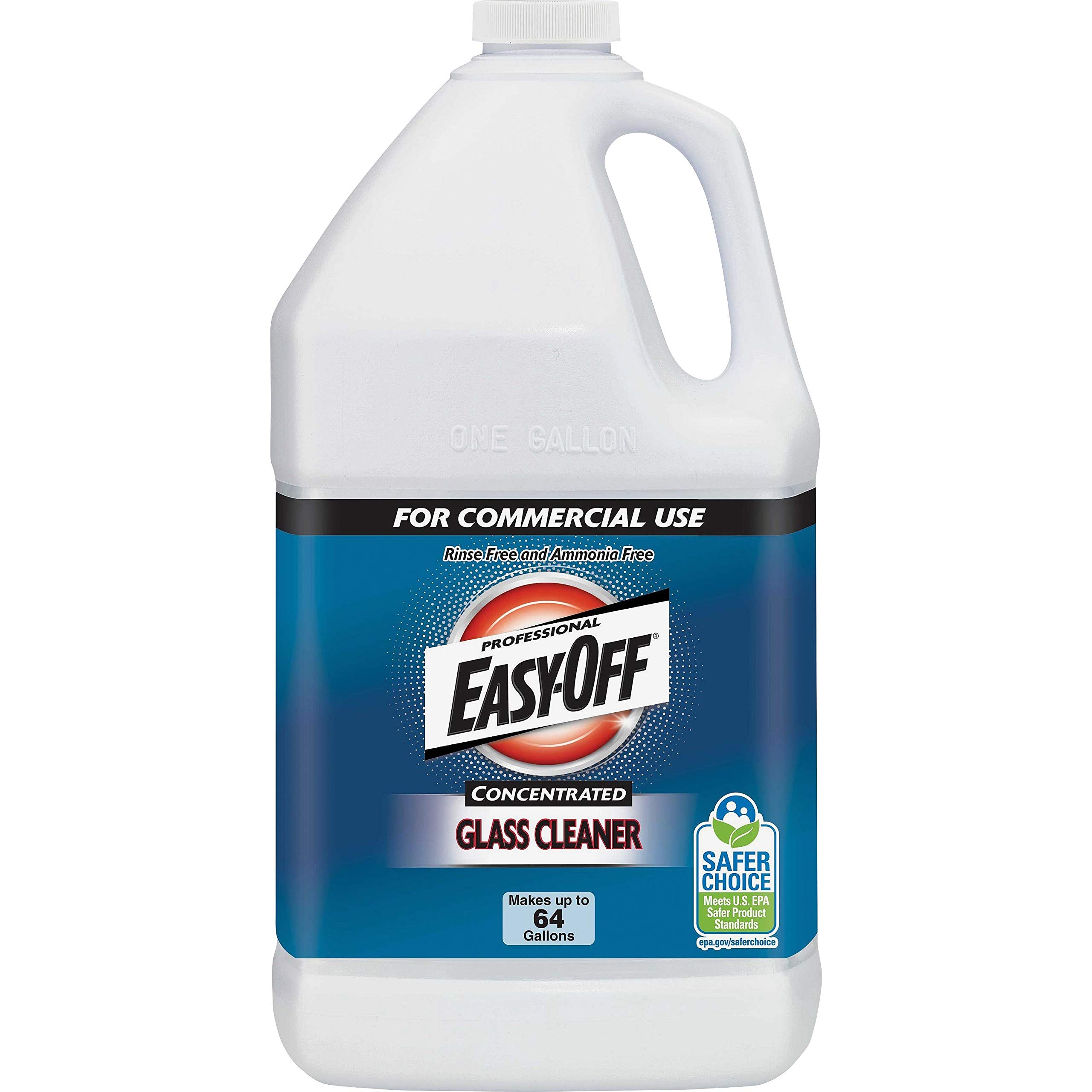 Professional EASY-OFF 89772CT Glass Cleaner Concentrate, 1 Gallon Bottle (Case of 2)