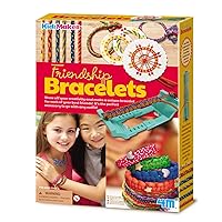 4M Kidzmaker Friendship Bracelet Kit, for Kids Ages 3+, Small