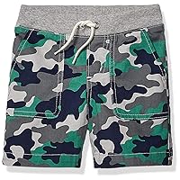 Amazon Essentials Boys and Toddlers' Pull-on Shorts (Previously Spotted Zebra), Multipacks