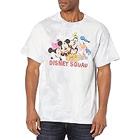 Disney Characters Squad Young Men's Short Sleeve Tee Shirt