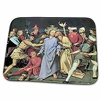 3dRose The Arrest of Christ by Hans Holbein the Elder - Dish Drying Mats (ddm-130083-1)