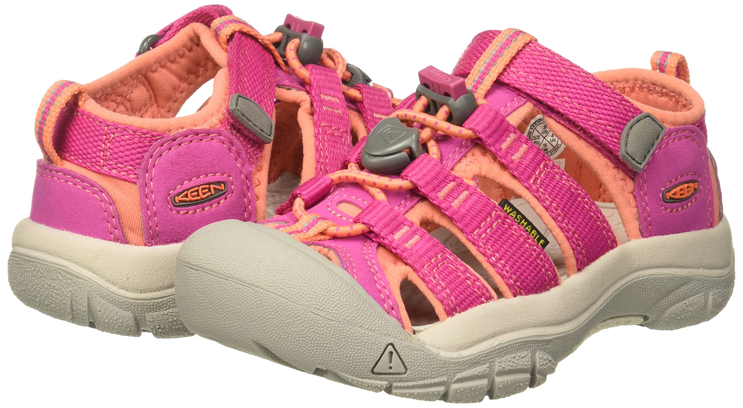 KEEN Little Kid (4-8 Years) Newport H2 Very Berry/fusion Coral Sandal - 12 Little Kid M