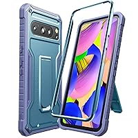 DUOPAL for Google Pixel 8 Pro Case (Does NOT FIT Non-7), Military Grade Protection Shockproof Case Built-in Kickstand Compatible with Pixel 8 Pro Phone 6.7 Inch (Blue)