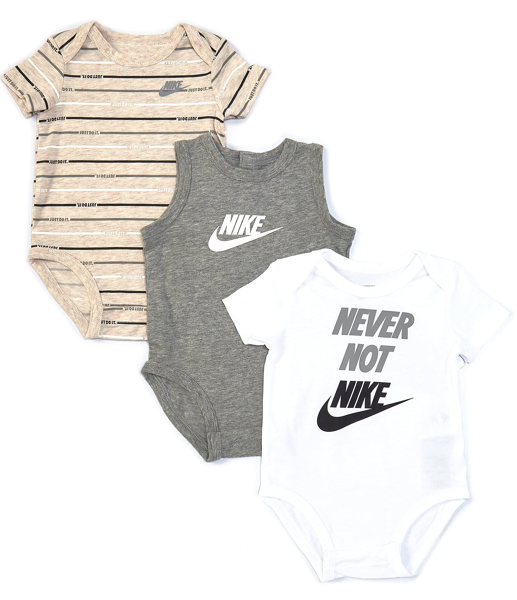 Nike 3 Pack Infant Baby Bodysuits