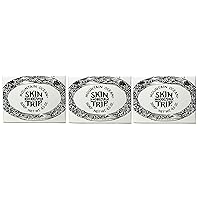 Mountain Ocean Skin Trip Coconut Soap Bar (Pack of 3) with Coconut Oil, and Aloe Vera, 4.5 oz. each