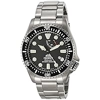 ORIENT Men's Neptune Japanese Automatic Diving Watch with Stainless Steel Strap, Silver, 22 (Model: RA-EL0001B)