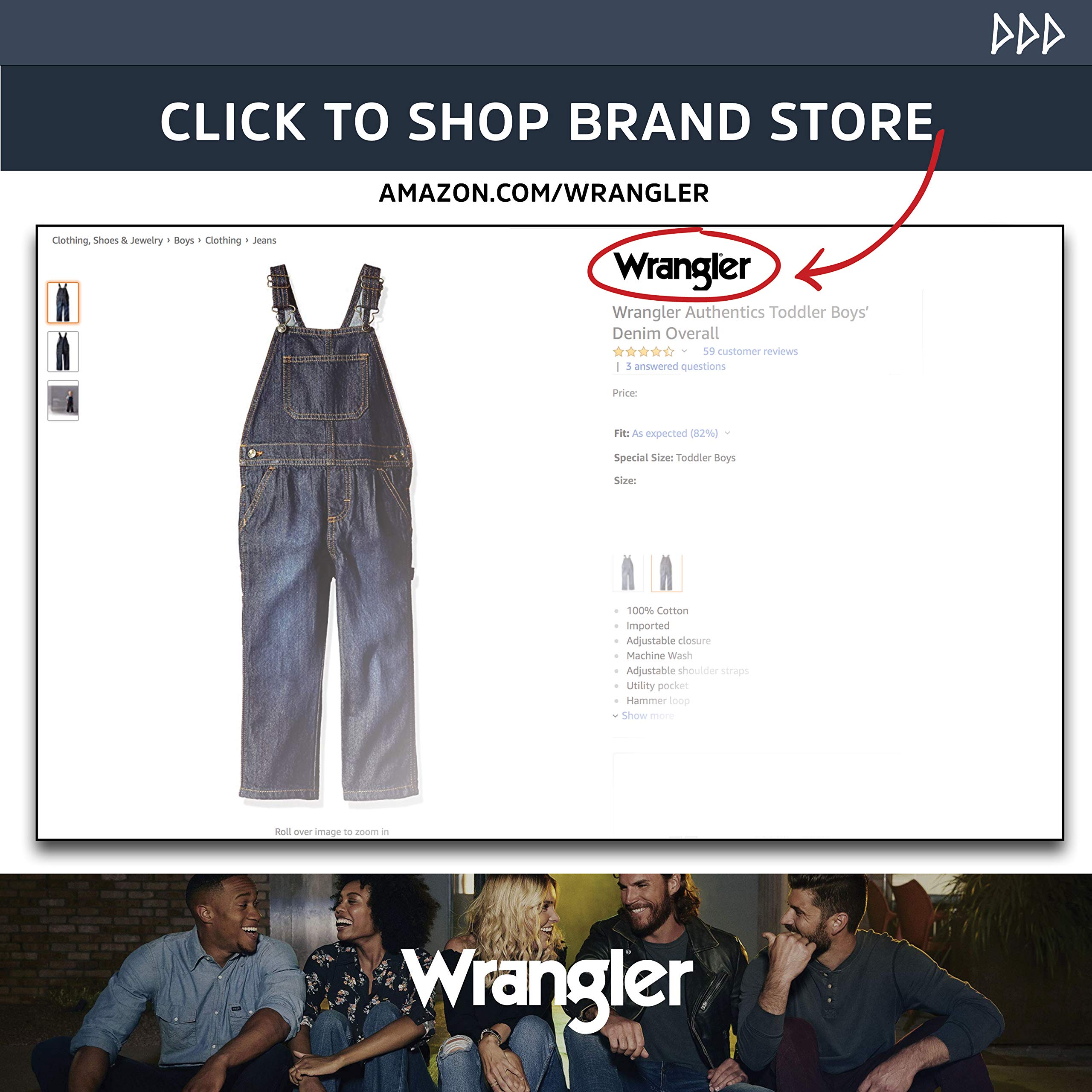Wrangler Authentics Boys’ Classic Cargo Pant