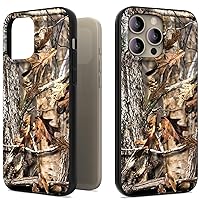CoverON Camo Design Fit Apple iPhone 15 Pro Case for Men, Slim TPU Rubber Flexible Skin Cover Thin Shockproof Protective Silicone Sleeve Fit iPhone 15 Pro (6.1) Phone Case - Camouflage