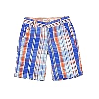 Deux par Deux Boys' Plaid Bermuda Shorts Le Grand Bleu, Sizes 18M-6