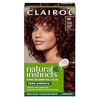 Clairol Natural Instincts Demi-Permanent Hair Dye, 5R Medium Auburn Hair Color, Pack of 1