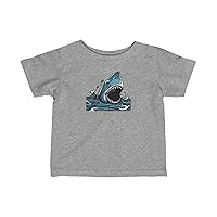Elevate Your Style with Shark T-Shirt for Baby Boy and Girl.