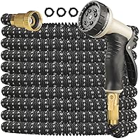 Expandable Garden Hose 75FT - Flexible Water Hose with 10 Function Nozzle, Lightweight Anti-kink Expanding Hose Outdoor garden hose water hose 75FT