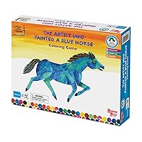 The Artist Who Painted a Blue Horse Coloring Game