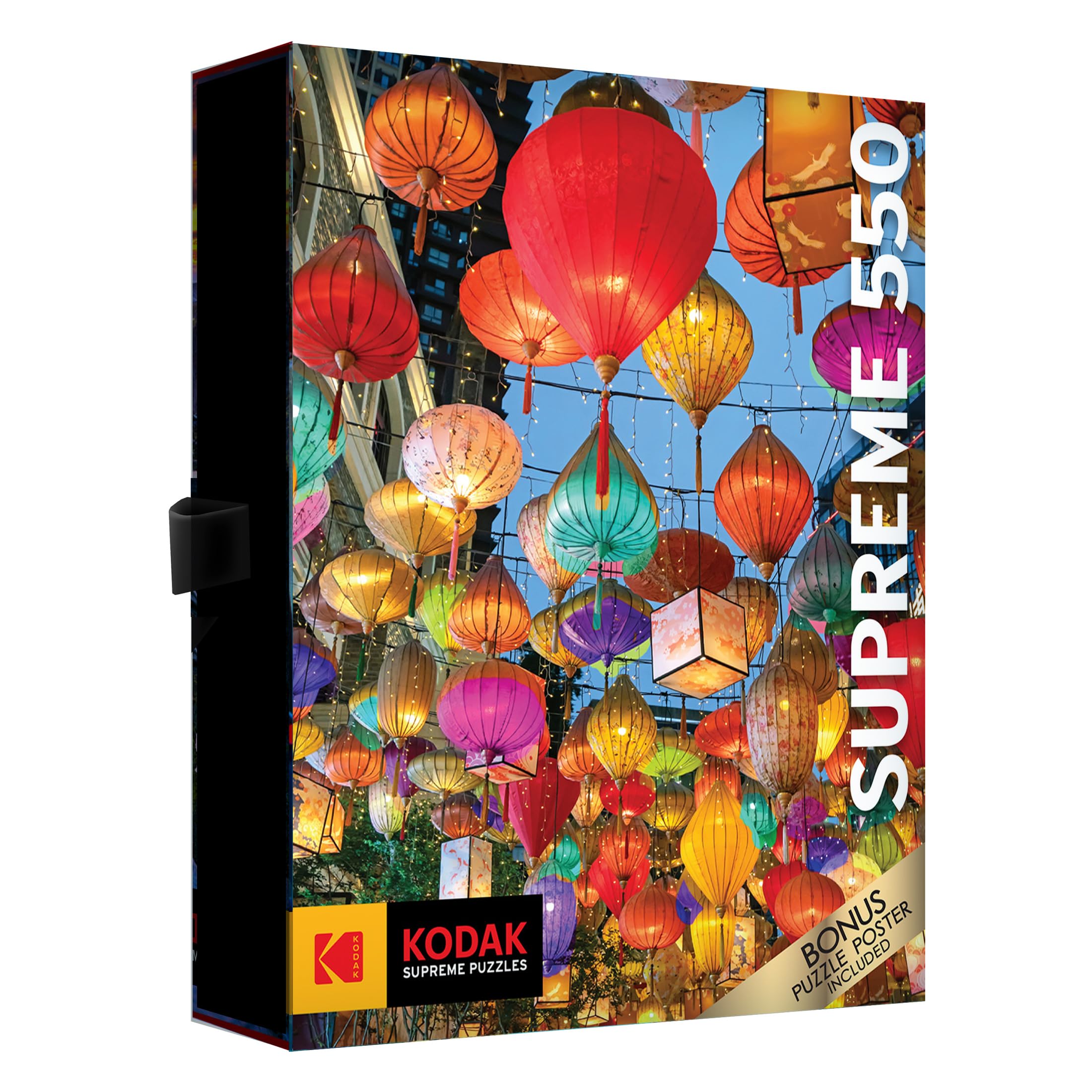 Cra-Z-Art - RoseArt - Kodak Supreme Premium - Colorful Lanterns - 550 Piece Jigsaw Puzzle