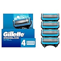 Gillette ProGlide Chill Razor Refills for Men, 4 Blade Refills