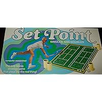 SET POINT Tennis Strategy Board Game Singles Doubles