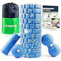 Fascia Roller Set with 3D Texture Massage, Includes Instructions and Poster in German Carry Bag, Fascia Set with Fascia Ball, Fascia Roller, Small Duoball