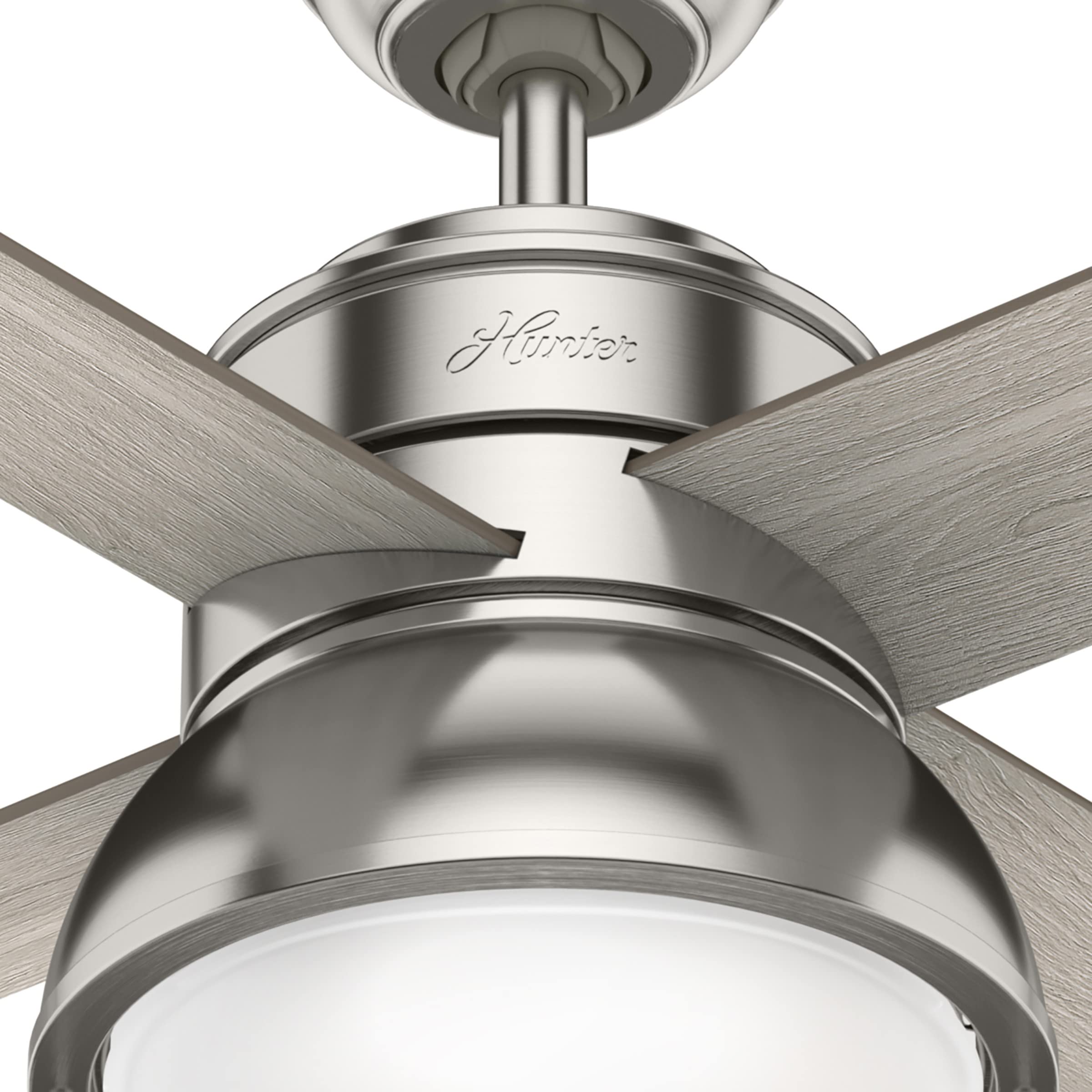 Hunter Fan Company 51040 Loki Indoor Ceiling Fan with LED Light and Pull Chain Control, 36