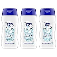 Suave Kids Body Wash - Free & Gentle - Tear Free - 0% Parabens - Net Wt. 12 FL OZ (355 mL) Per Bottle - Pack of 3 Bottles