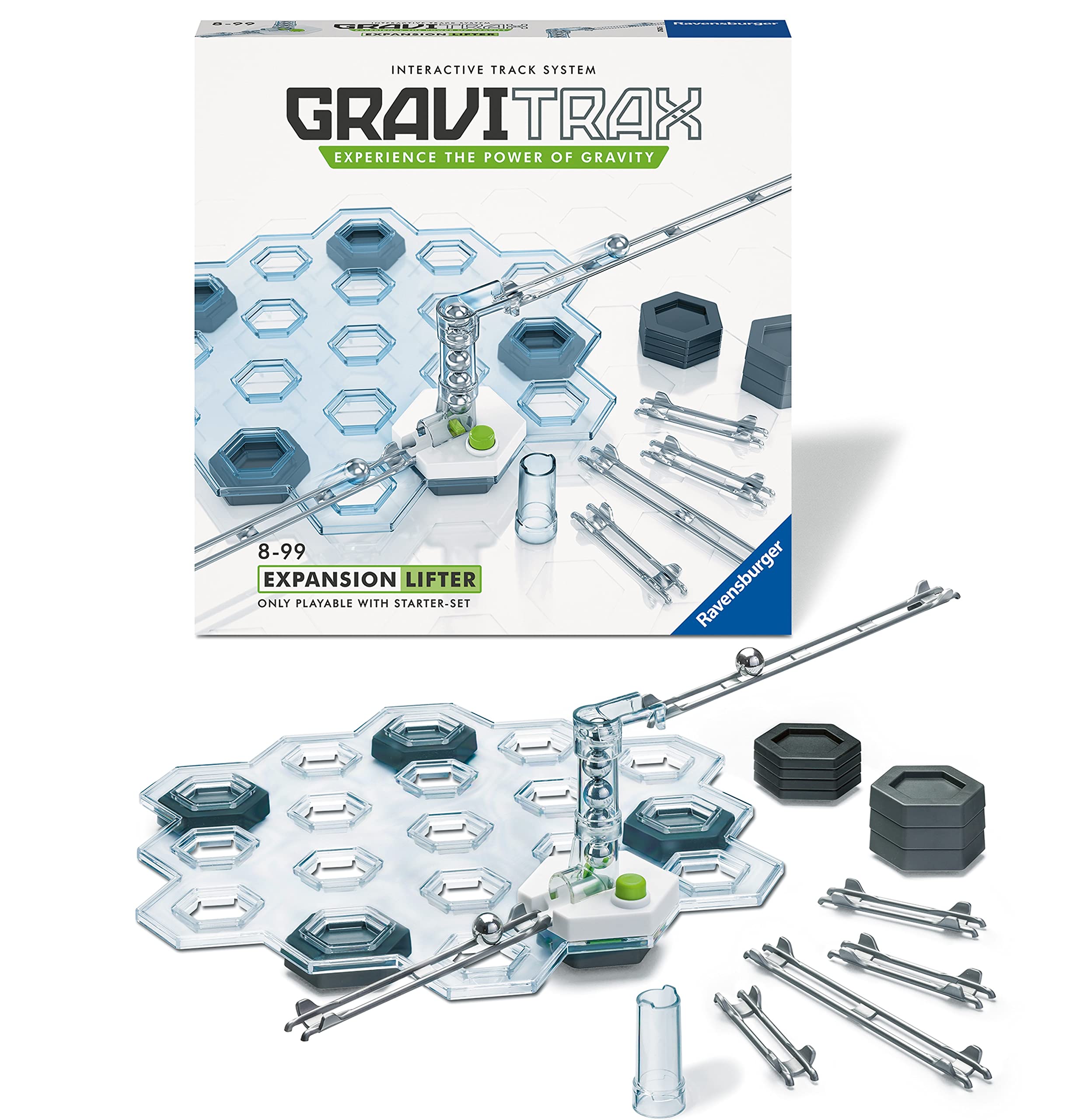 Ravensburger Gravitrax LIFTER Expansion Set Marble Run & STEM Toy For Boys & Girls Age 8 & Up - Expansion For 2019 Toy of The Year Finalist Gravitrax