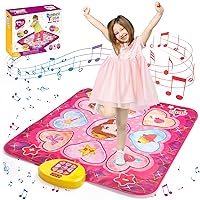 Diophso Dance Mat,Toys Gifts for Kids Ages 4-8 8-12,LED Light Up Play Mat with 6 Challenge Modes,Built-in Music,Touch Sensitive-Christmas Birthday Gift Ideas for Girls and Boys