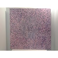 Amazing Lavender Abstract beautiful original painting by Chicago Hinsdale artist Rhonda Malec