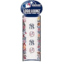 FOCO MLB unisex-adult Logo Loomz Charm Pack