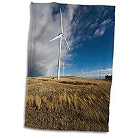 3dRose - Florene Landscape - Wind Turbine - Towels (twl-43888-1)