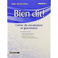 Bien Dit!: Vocabulary and Grammar Workbook Student Edition Level 2 (French Edition) Bien Dit!: Vocabulary and Grammar Workbook Student Edition Level 2 (French Edition) Paperback