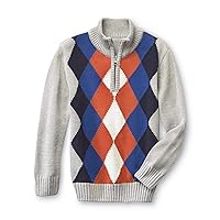 Toughskins Boys Juvi Boys 1/4 Zip Sweater Gray Medium