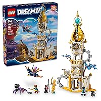 LEGO DREAMZzz The Sandman’s Tower, Kids’ Castle Toy Playset with Toy Spider and Bird, Fantasy Gift for Girls and Boys Aged 9 and Up, 71477
