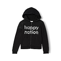 Girls Fleece Full Zip Hoodie Sweatshirt