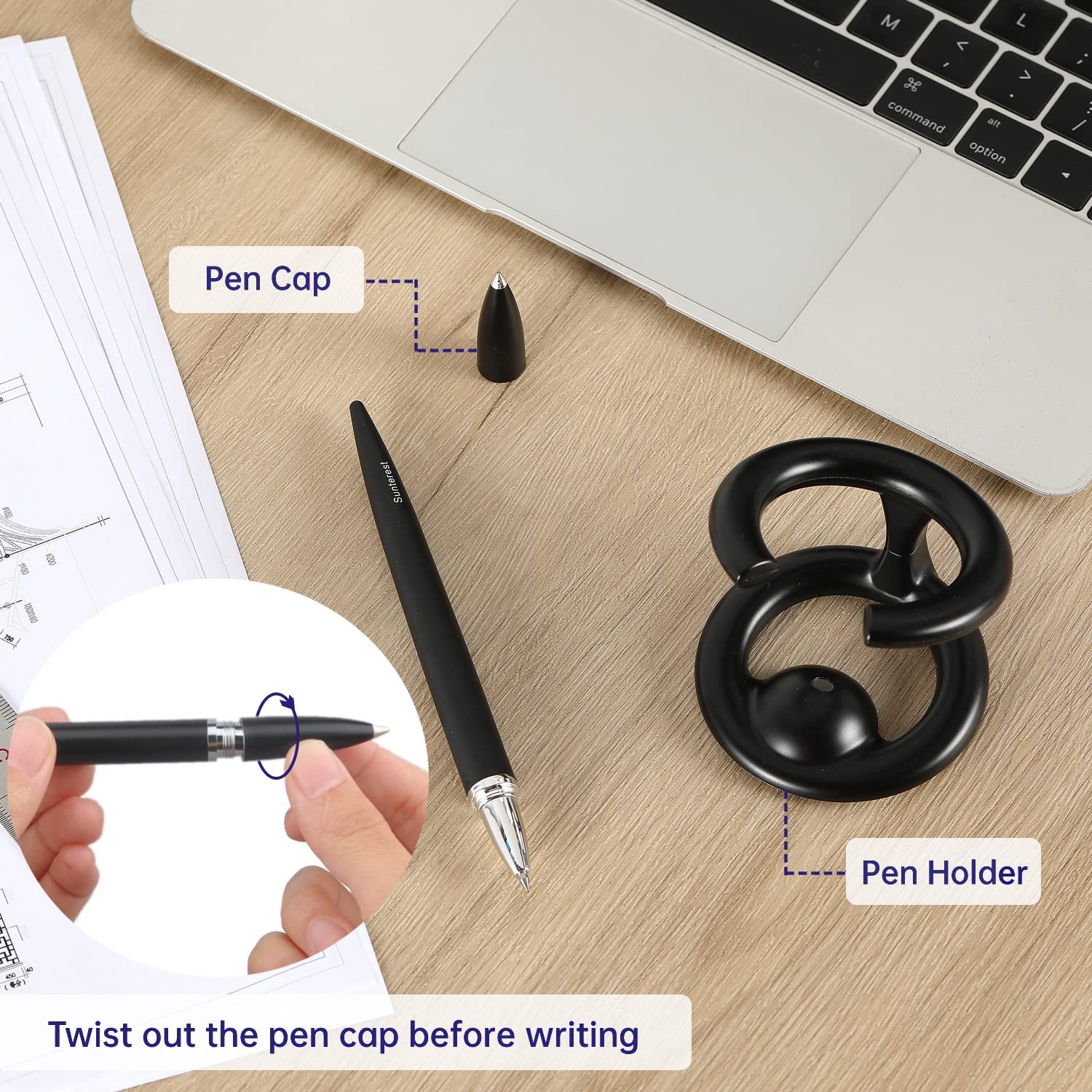 Mua SUNTEREST Magnetic Levitating Pen,Luxury Cool ballpoint Pen ...