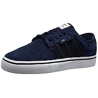 adidas Originals Boys' Seeley J-K Running Shoe, Collegiate Navy/Black/White, 12 M US Little Kid