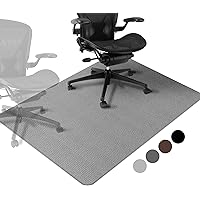 Office Hardwood Floor Chair Mat - Computer Chair Mat for Hardwood Floors, Pad for Hardwood and Tile Floors, Large Anti-Slip Home Desk Chair Mat, Easy Clean, NOT for Carpets, 36