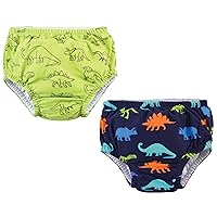 Hudson Baby Unisex Baby Swim Diapers, Dinosaurs, 0-6 Months