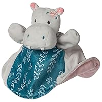 Mary Meyer Hand Puppet Lovey Soft Toy, 9-Inches, Jewel Hippo